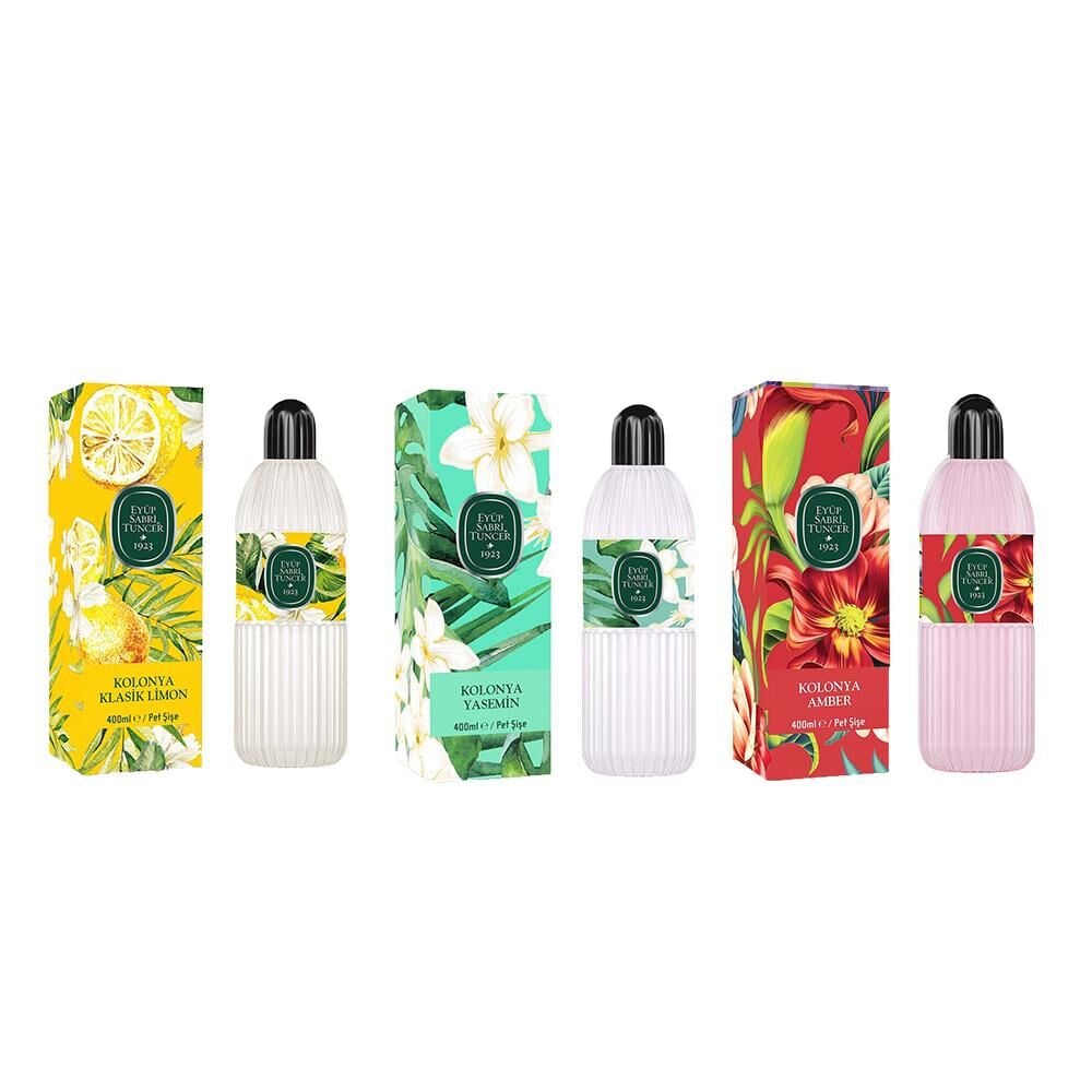 Eyüp Sabri Tuncer Kolonya Klasik Limon, Yasemin ve Amber Pet Şişe 400 ml