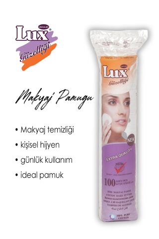 Lux 100'lü 29 AL 25 ÖDE Disk Makyaj Pamuğu ve ROSIE