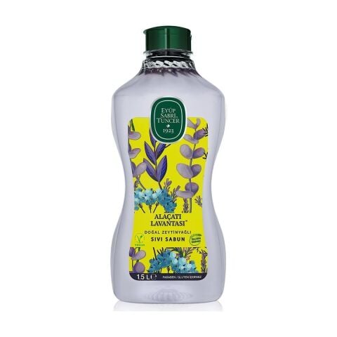 Eyüp Sabri Tuncer Alaçatı Lavantası  1.5 Lt Doğal Zeytinyağlı Sıvı Sabun