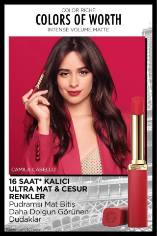 3 Adet Loreal Paris Color Riche Colors Of Worth Matte Ruj - 100 Pink Worth It ve ROSIE