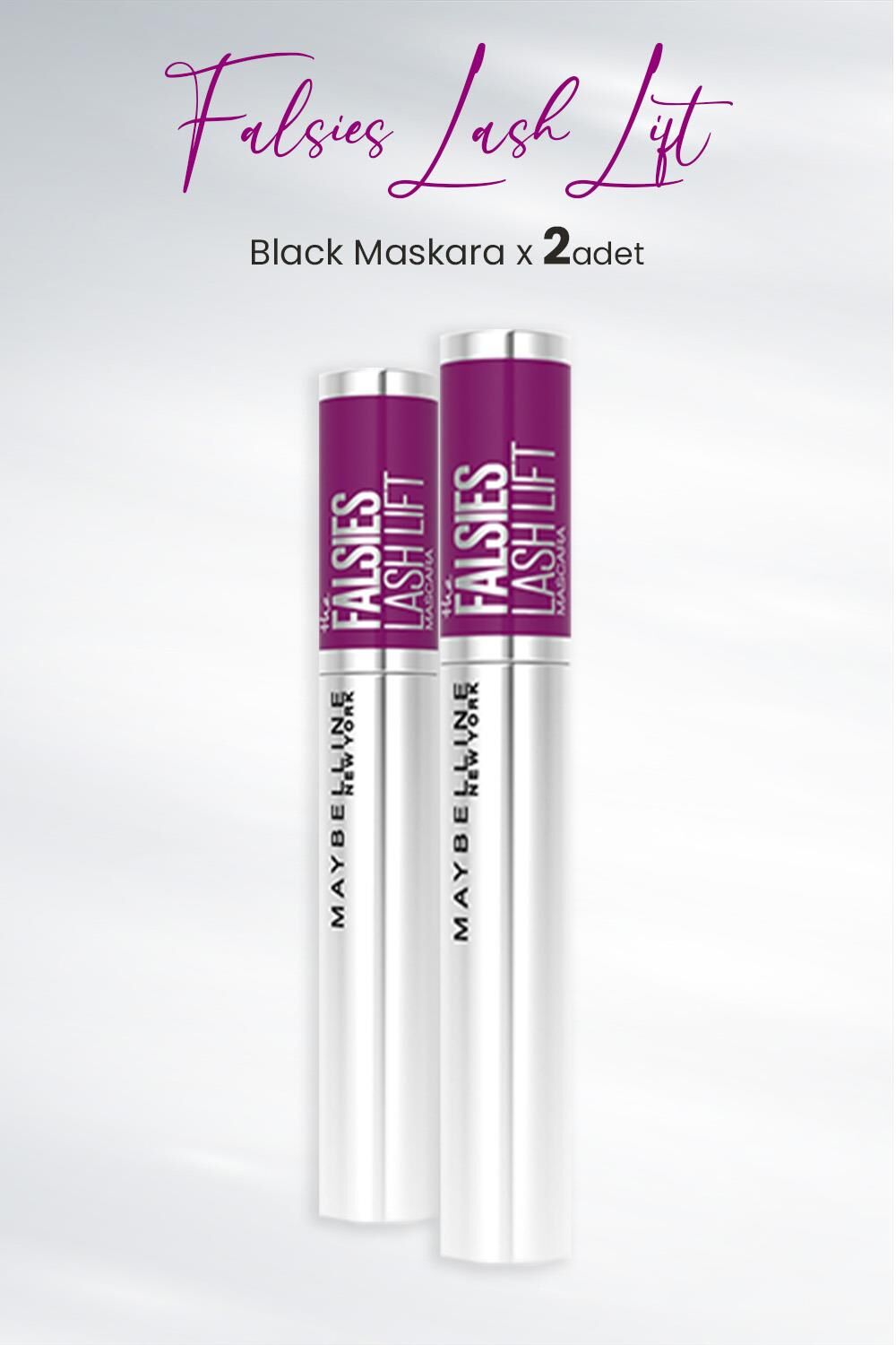 Maybelline New York Maskara Falsies Lash Lift Black x 2 Adet
