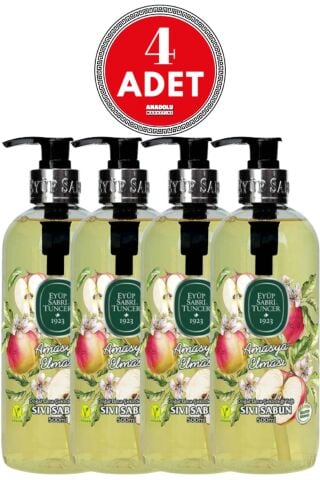 Eyüp Sabri Tuncer Amasya Elması Sıvı Sabun 500 ml x 4 Adet