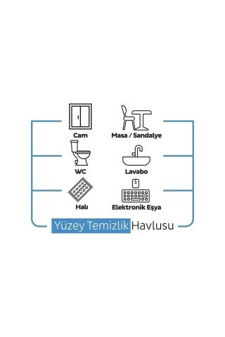 Sleepy Easy Clean Çamaşır Suyu Katkılı Yüzey Temizlik Havlusu 2X100 (200 Yaprak)