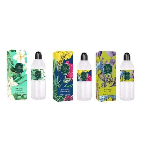 Eyüp Sabri Tuncer Kolonya Yasemin, Hatıralar ve Lavanta Pet Şişe 400 ML