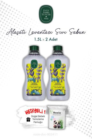 Alaçatı Lavantası 1.5L Sıvı Sabun X2 ve ROSIE