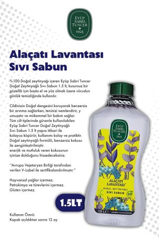 Alaçatı Lavantası 1.5L Sıvı Sabun X2 ve ROSIE