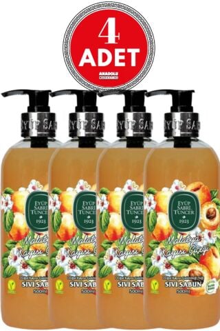Eyüp Sabri Tuncer Malatya Kayısı Çiçeği Sıvı Sabun 500 ml x 4 Adet