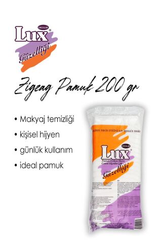 Lux Zigzag Pamuk 200 gr 7 AL 6 ÖDE ve ROSIE
