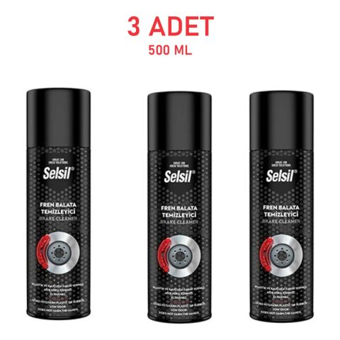 Selsil Fren Balata Temizleme Spreyi 500 ml 3 Adet