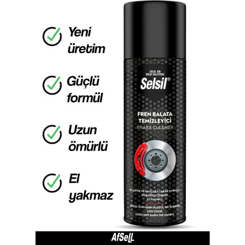 Selsil Fren Balata Temizleme Spreyi 500 ml 3 Adet
