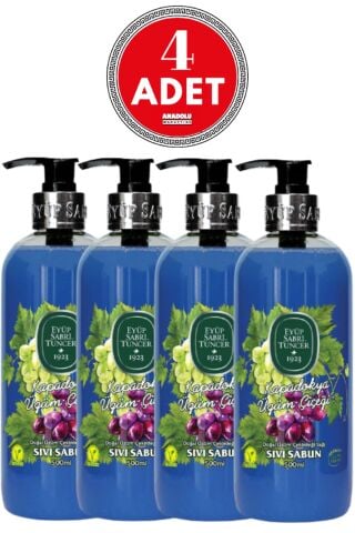 Eyüp Sabri Tuncer Kapadokya Üzüm Çiçeği Sıvı Sabun 500 ml x 4 Adet