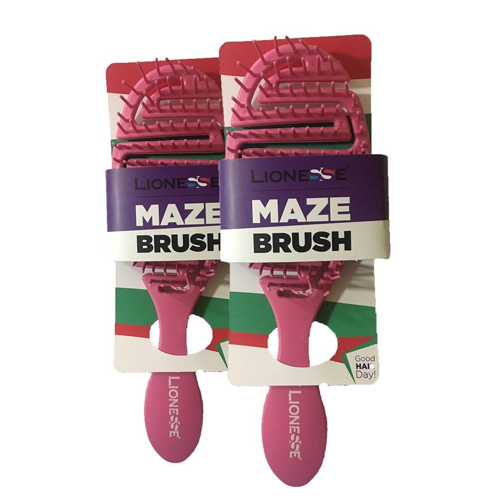 Tarko Lionesse Saç Fırçası Oval Pembe x 2