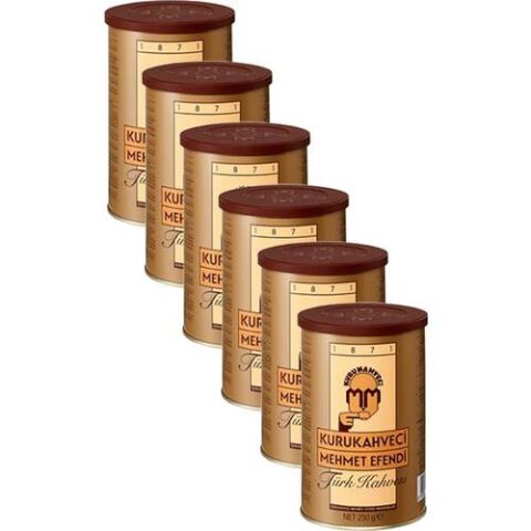 Kurukahveci Mehmet Efendi Türk Kahvesi 250 Gr x 6
