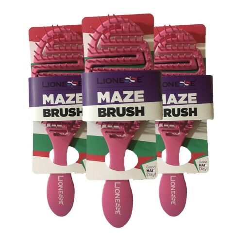 Tarko Lionesse Saç Fırçası Oval Pembe x 3