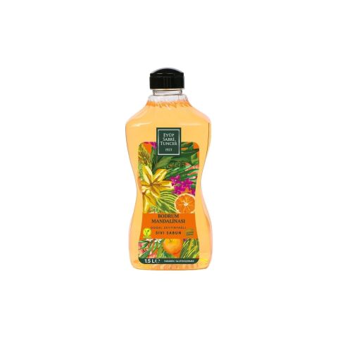 Eyüp Sabri Tuncer Bodrum Mandalinası Seti 3 Çeşit, 1500 ML ve 500 ML Sıvı Sabun, 400 ML Kolonya