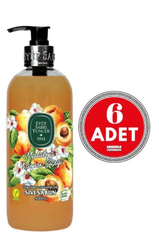 Eyüp Sabri Tuncer Malatya Kayısı Çiçeği Sıvı Sabun 500 ml x 6 Adet