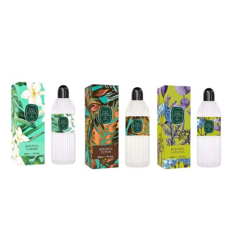 Eyüp Sabri Tuncer Kolonya Yasemin, Tütün ve Lavanta Pet Şişe 400 ML