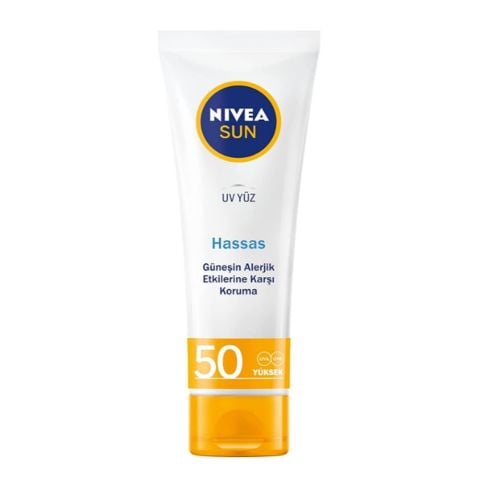 Nivea Sun Spf50 Hassas Yüz Güneş Kremi 50 ml