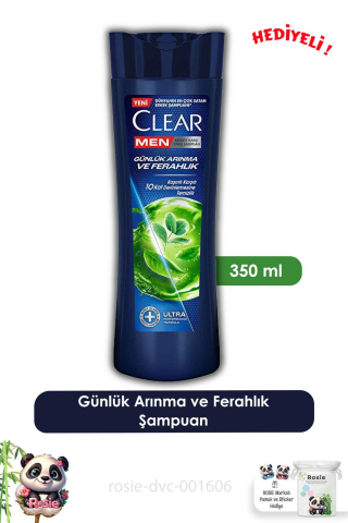Clear Men Günlük Arınma ve Ferahlık Şampuan 350 ml  ve ROSIE