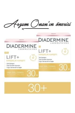 Diadermine Kırışıklık Karşıtı Krem Lift+ 30+ x 2