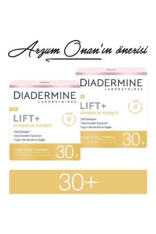 Diadermine Kırışıklık Karşıtı Krem Lift+ 30+ x 2