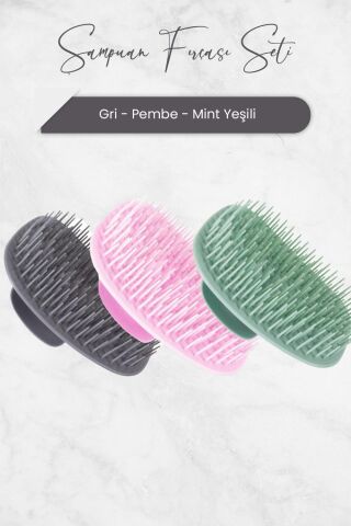 Nascita Şampuan Fırçası 3'lü Set