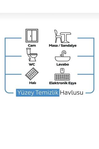 Easy Clean Yüzey Temizlik Havlusu 2 * 100'lü Çamaşır Suyu Katkılı