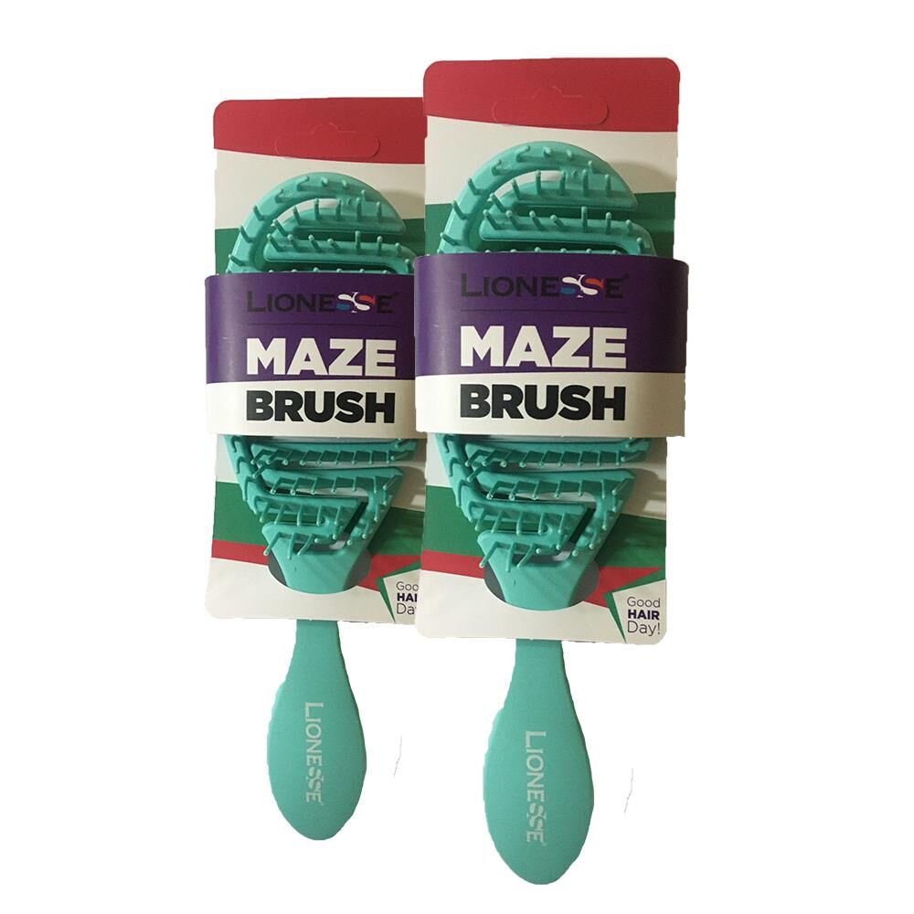 Tarko Lionesse Saç Fırçası Oval Yeşil x 2