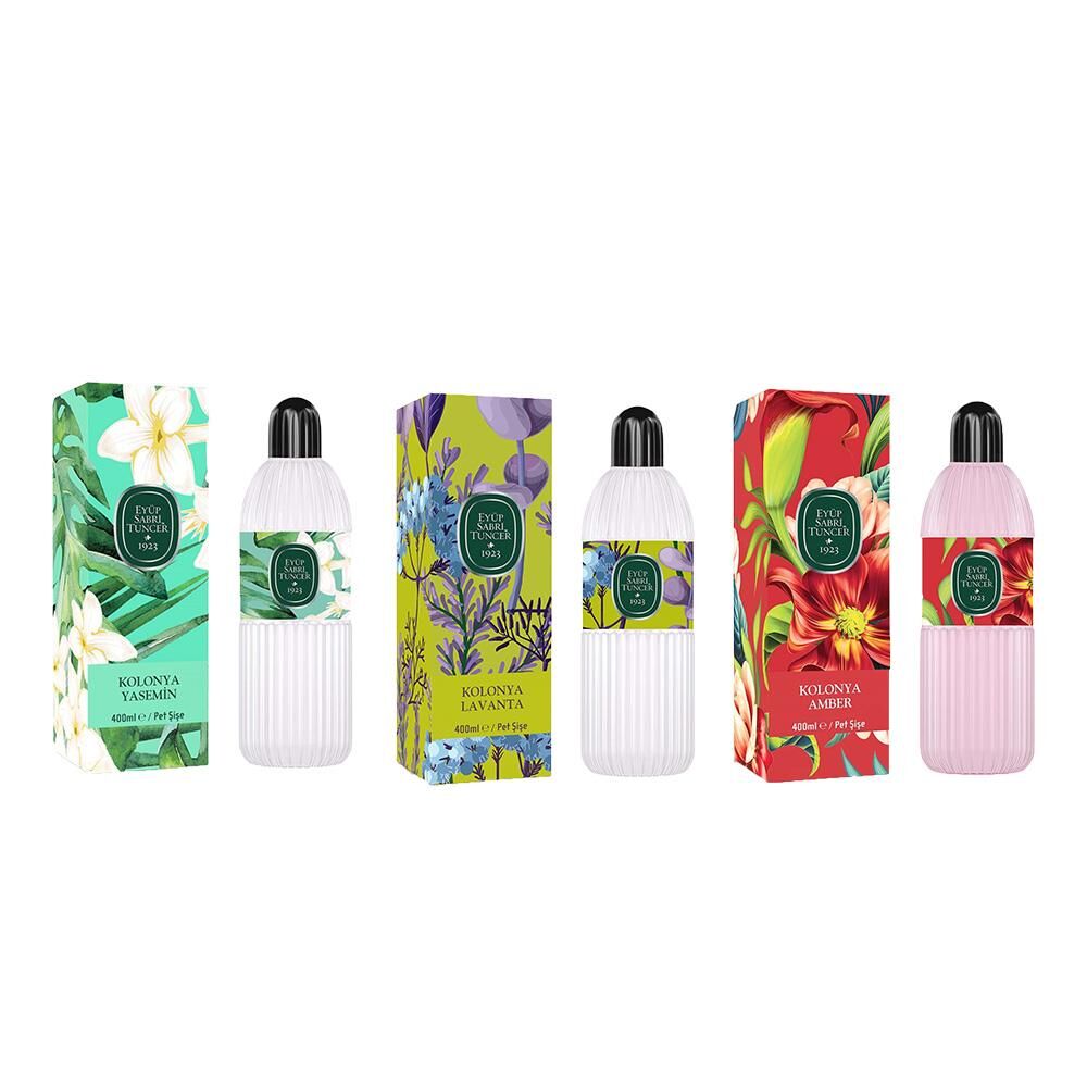 Eyüp Sabri Tuncer Kolonya Yasemin, Lavanta ve Amber Pet Şişe 400 ML