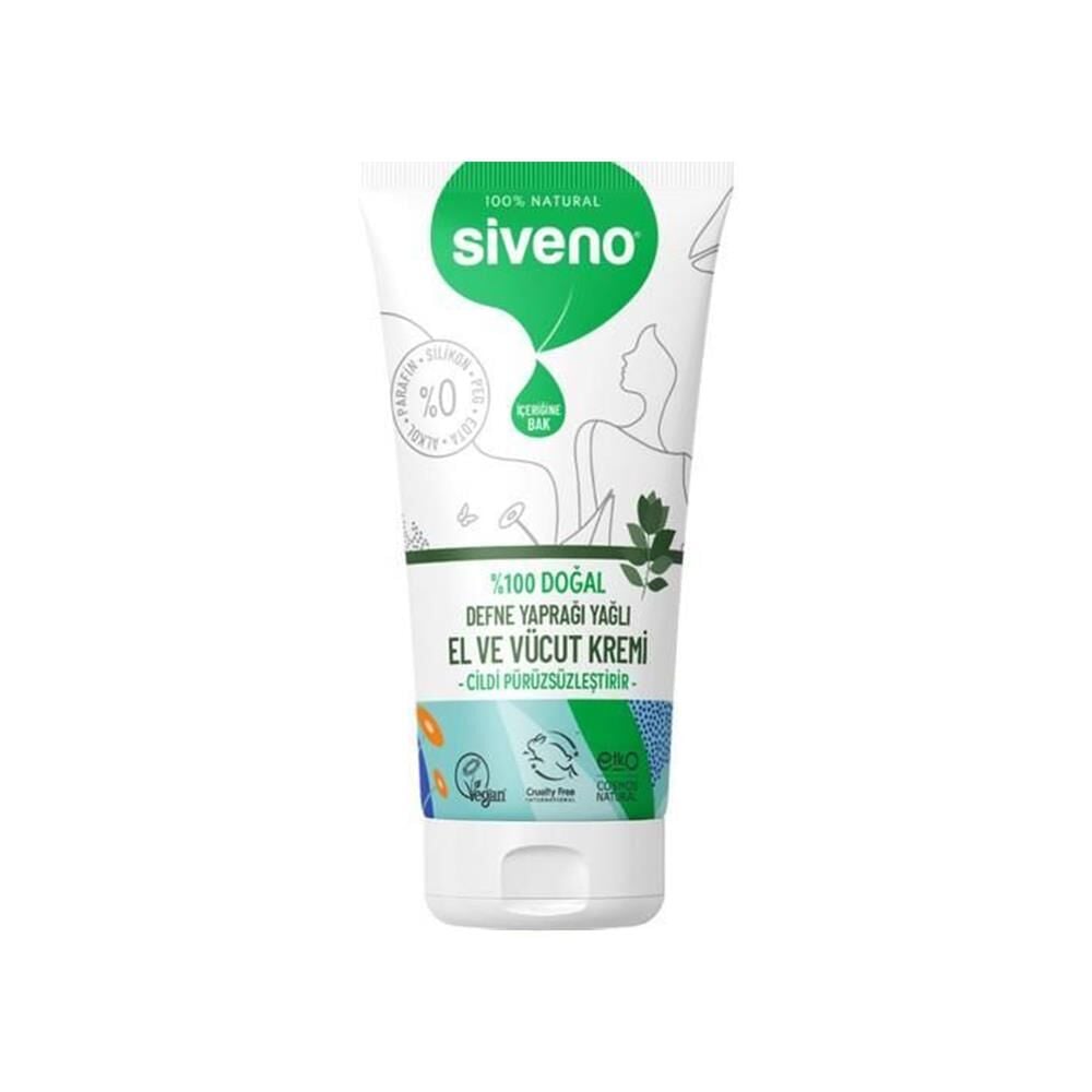Siveno Doğal El Ve Vücut Kremi – Defne 50ml