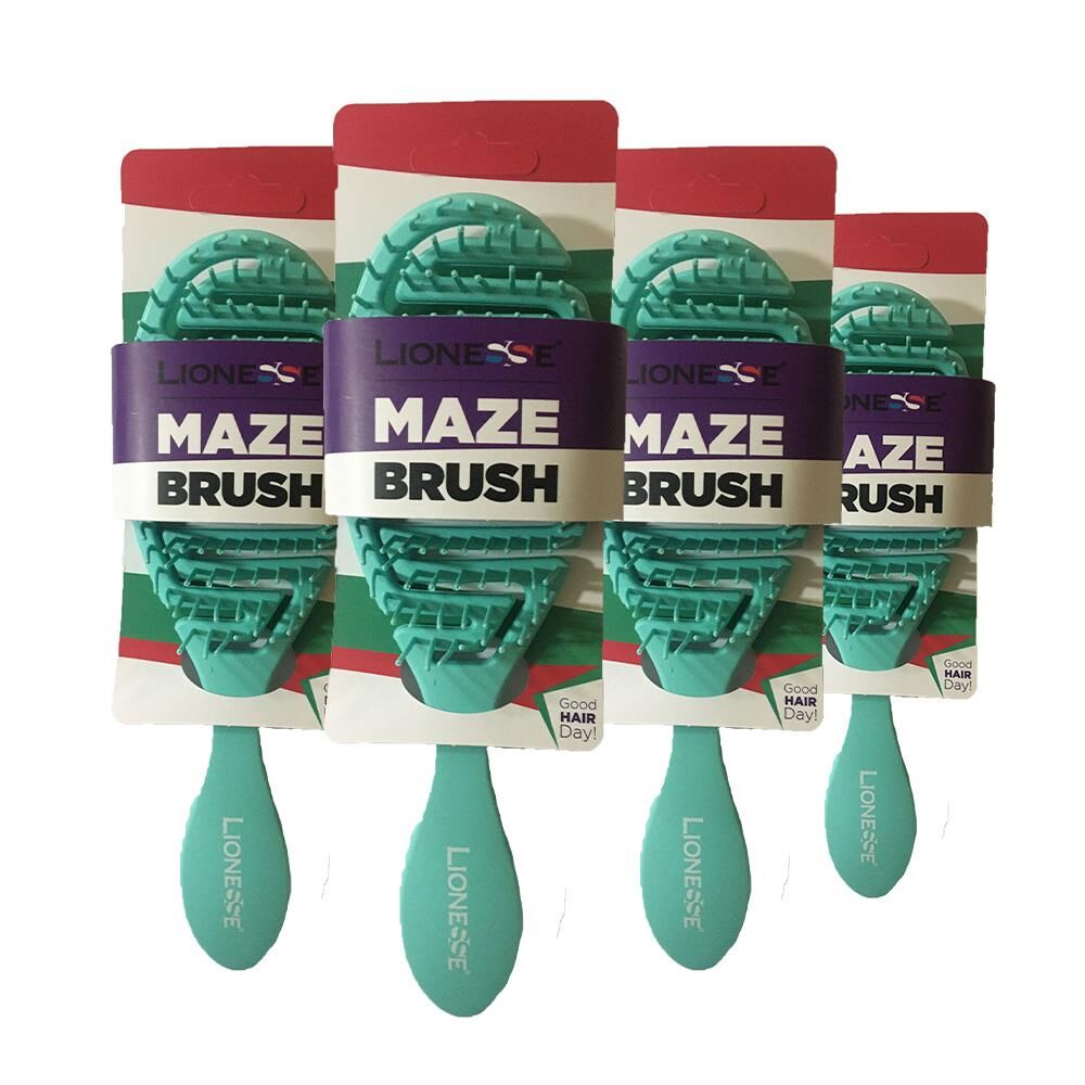 Tarko Lionesse Saç Fırçası Oval Yeşil x 4