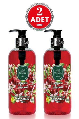Eyüp Sabri Tuncer Afyon Vişnesi Sıvı Sabun 500 ml x 2 Adet
