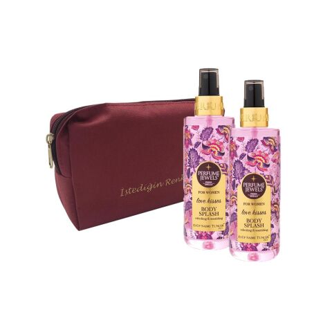 Eyüp Sabri Tuncer Pj Body Splash Love Kisses 250 ml x 2 ve Slogan Çanta Hediyeli