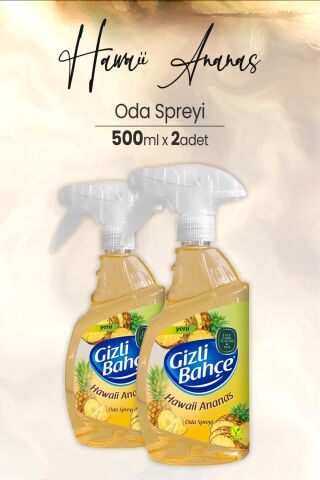 Eyüp Sabri Tuncer Yeni Nesil Oda Spreyi Hawaii Ananas 500 ml x 2 Adet