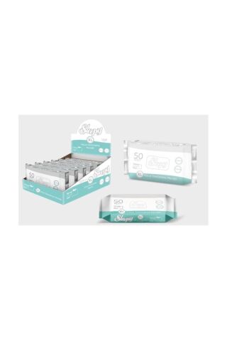 Vücut Temizleme Mendili Sleepy XL 50''li X 12