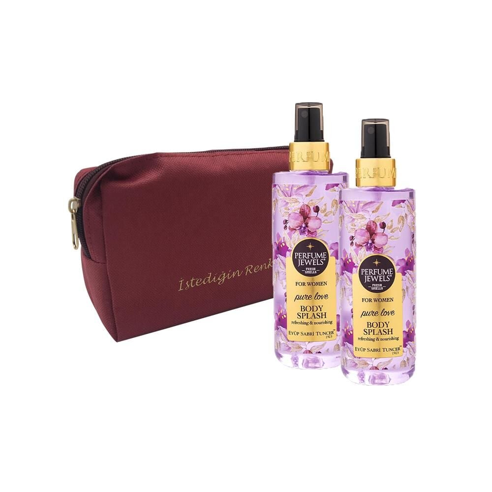 Eyüp Sabri Tuncer Pj Body Splash Pure Love 250 ml x 2 ve Slogan Çanta Hediyeli