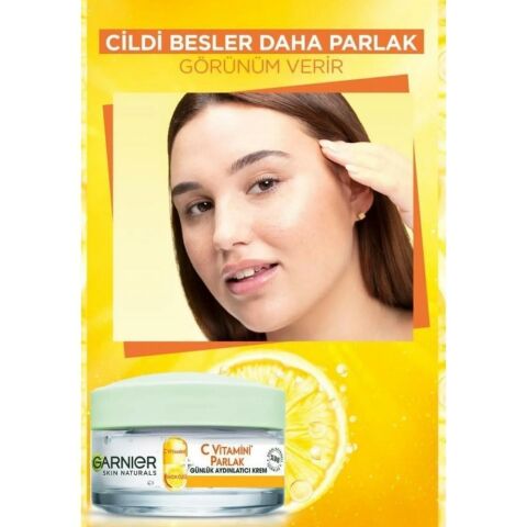 Garnier C Vitamini Parlak Günlük Aydınlatıcı Krem 50 ml