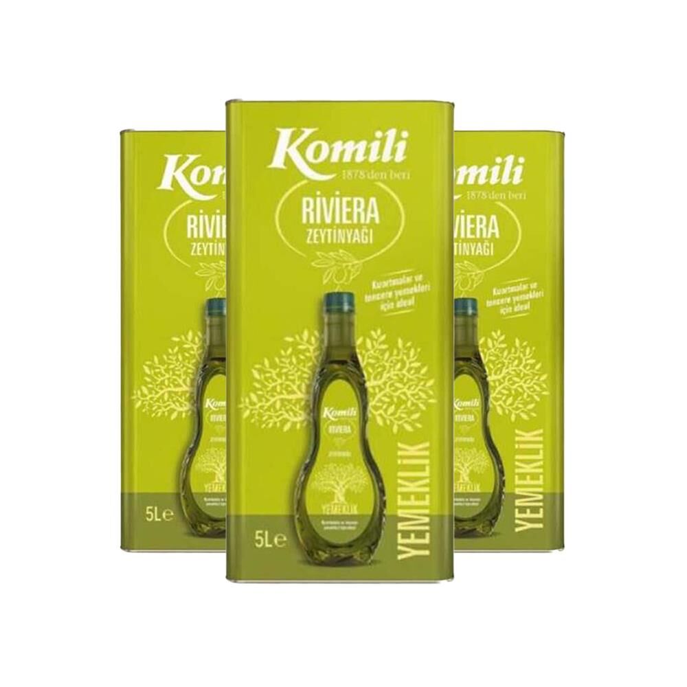 Komili Riviera Zeytinyagi 5 LT x 3