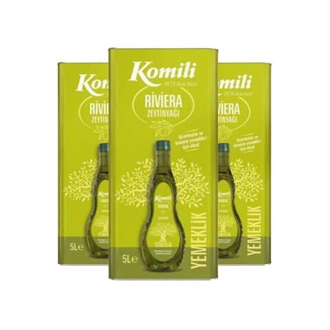 Komili Riviera Zeytinyagi 5 LT x 3