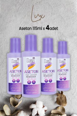 Lux Aseton 115 ml x 4 Adet