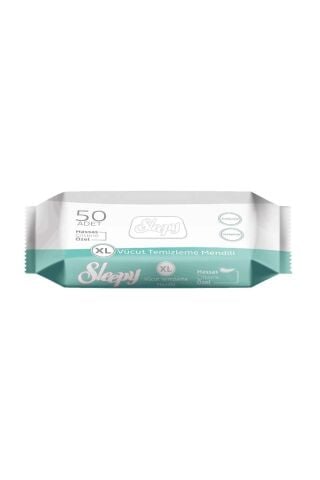 Vücut Temizleme Mendili Sleepy XL 50''li X 6