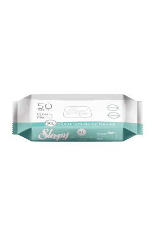 Vücut Temizleme Mendili Sleepy XL 50''li X 6