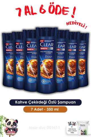 Clear Men 7 AL 6 ÖDE Kahve Çekirdeği Özlü Şampuan 350 ml