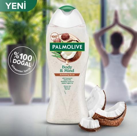 Body & Mind Hindistan Cevizi ve Jojoba Yağları Peeling Etkili Duş Jeli 500 ml