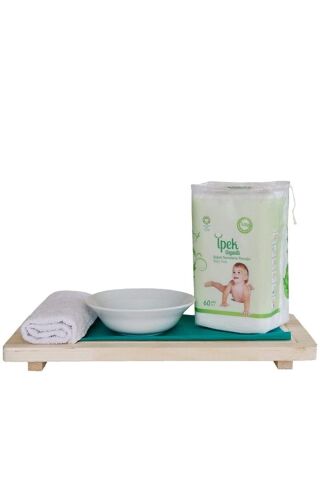 İpek Organik Bebek Temizleme Pamuğu 60'lı x 5'li Paket