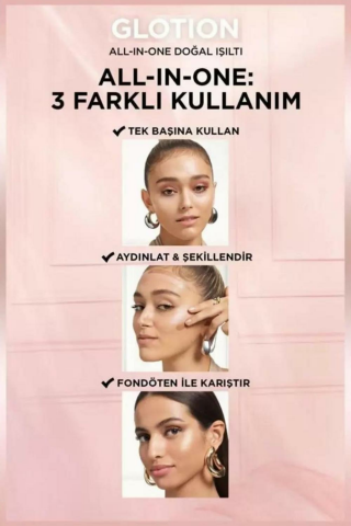 Loreal Paris Glotion All-In-One Doğal Işıltı - 903 Medium Glow 40 ml
