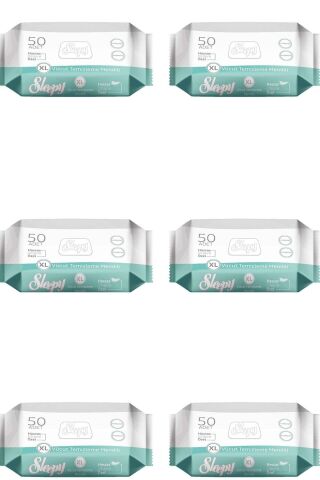 Sleepy Xl Vücut Temizleme Mendili 50 Li X 6 (toplam 300 Adet Yaprak)
