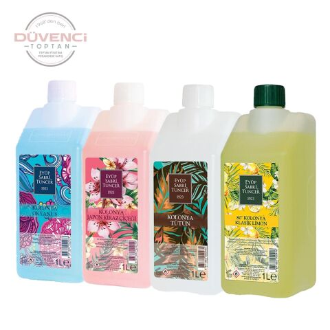 Eyüp Sabri Tuncer Tütün Kolonyası, Okyanus, Japon Kiraz Çiçeği ve Klasik Limon Yedek Şişe 1 LT