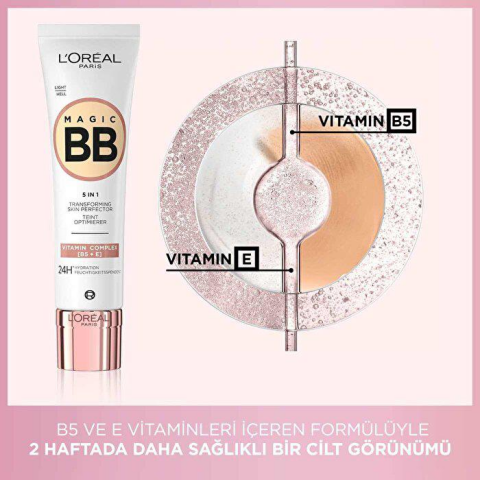 3 Adet Loreal Paris Magic BB Krem 24H Medium 30 ml ve ROSIE