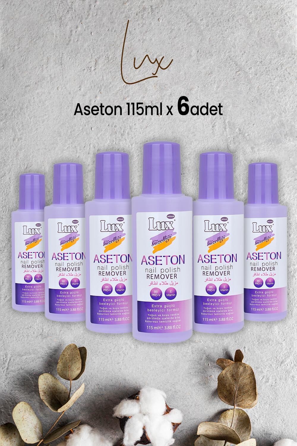 Lux Aseton 115 ml x 6 Adet